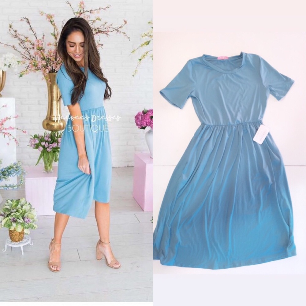 Neesee’s Dresses “The Addie” Dusty blue